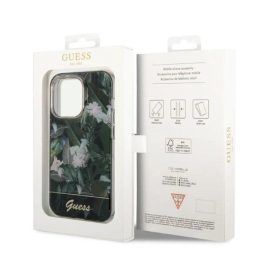 Guess GUHCP14LHGJGHA iPhone 14 Pro 6.1 žalias/žalias deklas Jungle Collection
