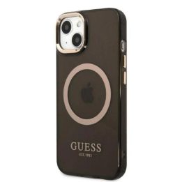 Guess Gold Outline Translucent MagSafe saugiklis iPhone 13 - nuotraukos