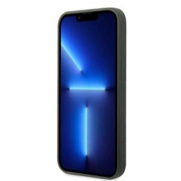 Guess GUHMP13MSBPLA iPhone 13 6.1 žalias/akio spalvos deklas Silikono logotipas MagSafe plokštelė