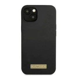 Guess Silikono logotipo plokštelė MagSafe iPhone 13 mini - nuotraukos
