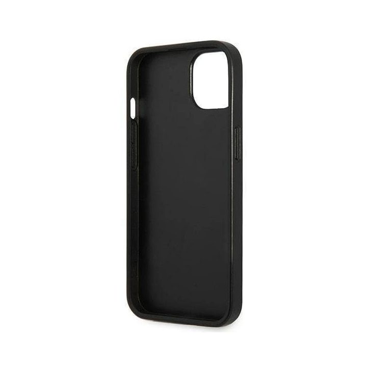 Dėklas Karl Lagerfeld Karlimals Cardslot na iPhone 13 - Juodos spalvos