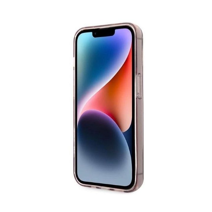 Karl Lagerfeld KLHCP14LHNCHTCP iPhone 14 Pro 6.1 rožinės/rožinės spalvos deklas Ikonik Choupette