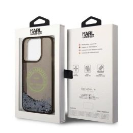 Dėklas Karl Lagerfeld Liquid Glitter RSG ant iPhone 14 Pro - nuotraukos