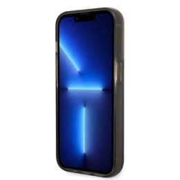 Karl Lagerfeld KLHCP14LLNKHCK iPhone 14 Pro 6.1 juodos/juodos spalvos deklas Glitter Karl Head
