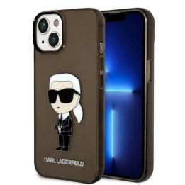 Karl Lagerfeld Ikonik Karl dėklas iPhone 14 Plus - juodas