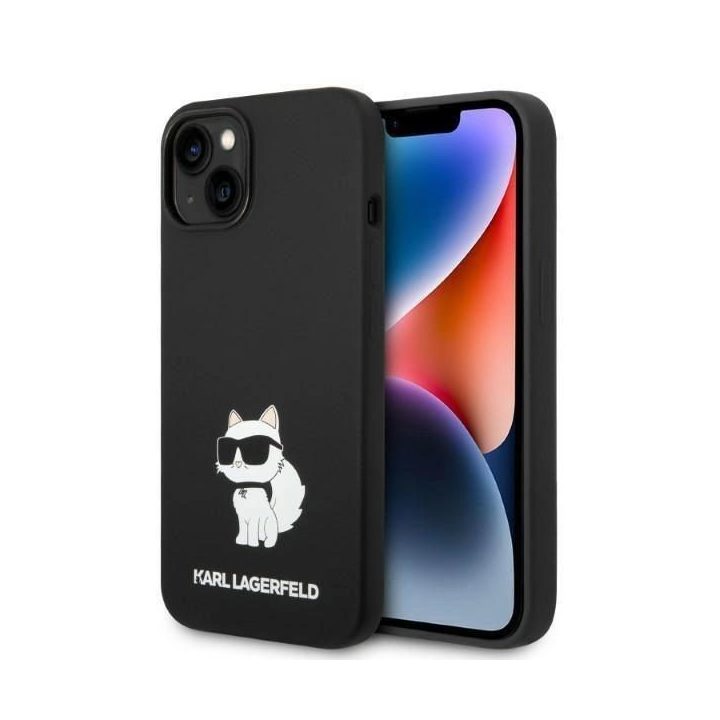 Dėklas Karl Lagerfeld Silicone Choupette na iPhone 14 Plus - nuotraukos