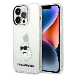 Karl Lagerfeld KLHCP14XHNCHTCT iPhone 14 Pro Max 6,7 permatomas deklas Ikonik Choupette