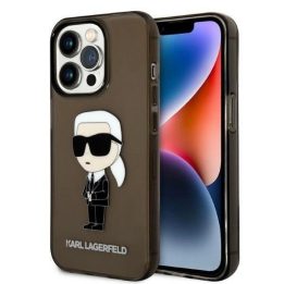 Karl Lagerfeld Ikonik Karl dėklas iPhone 14 Pro Max - juodas
