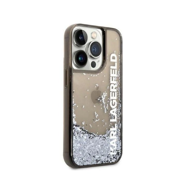 Dėklas Karl Lagerfeld Liquid Glitter Elong na iPhone 14 Pro Max - Pagrindinis