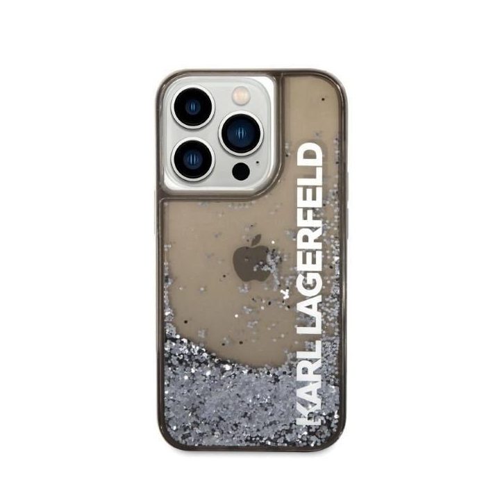 Dėklas Karl Lagerfeld Liquid Glitter Elong na iPhone 14 Pro Max - Pagrindinis