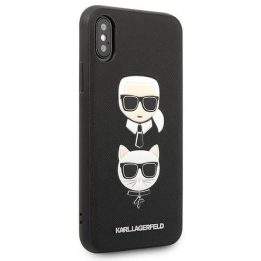 Karl Lagerfeld telefono dėklas iPhone X/XS, juodas