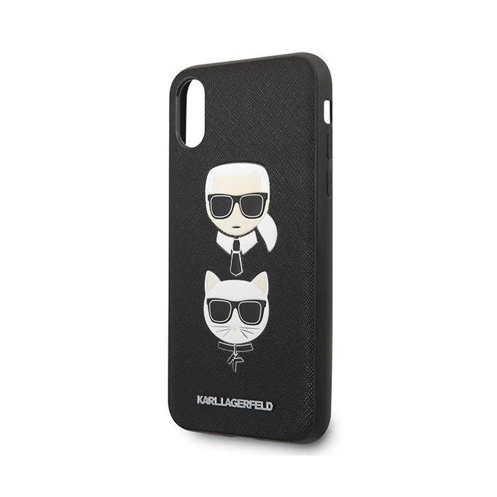 Karl Lagerfeld telefono dėklas iPhone X/XS, juodas