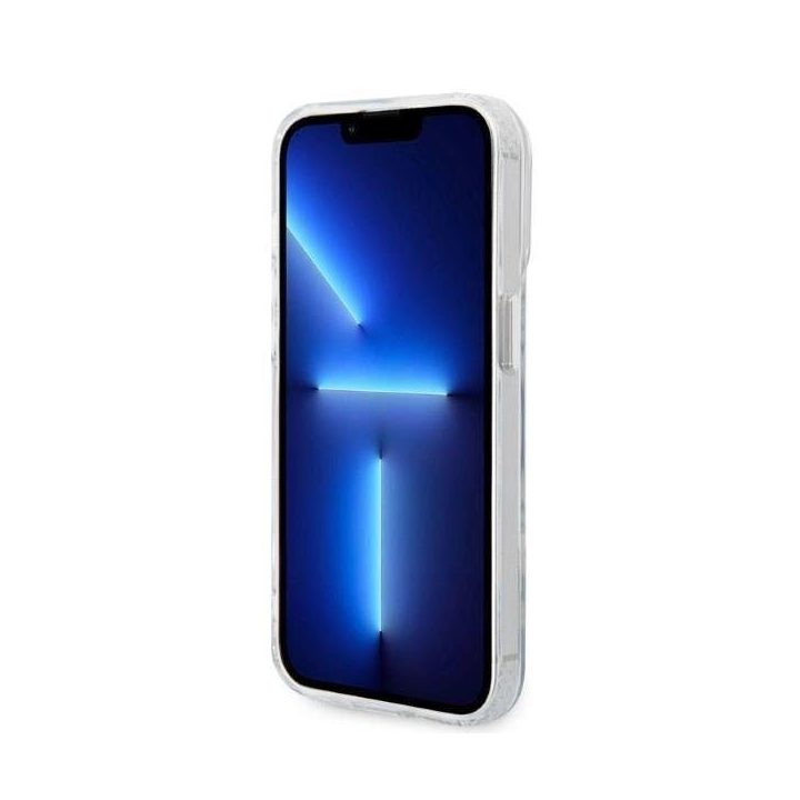 Karl Lagerfeld Iconic Karl&Choupette MagSafe dėklas iPhone 14 Pro - skaidrus