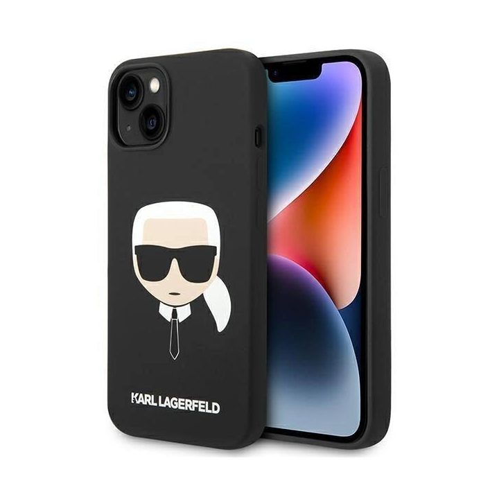 Dėklas Karl Lagerfeld Silicone Karl's Head MagSafe iPhone 14 Plus - Pagrindinis
