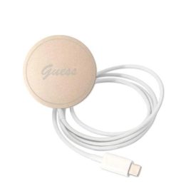 Komplektas Guess GUBPP14LHMEACSK Dėklas+įkroviklis iPhone 14 Pro 6.1 juodos/juodos spalvos deklas Marble MagSafe