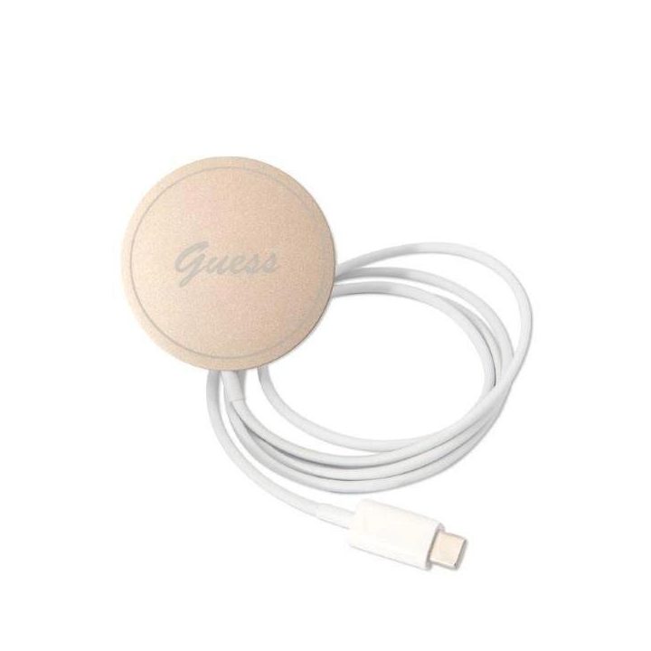 Komplektas Guess GUBPP14LHMEACSK Dėklas+įkroviklis iPhone 14 Pro 6.1 juodos/juodos spalvos deklas Marble MagSafe