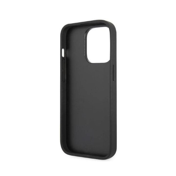 Karl Lagerfeld KLHCP14LG2CPS iPhone 14 Pro 6,1 sidabro/sidabro spalvos deklas Glitter Choupette Patch