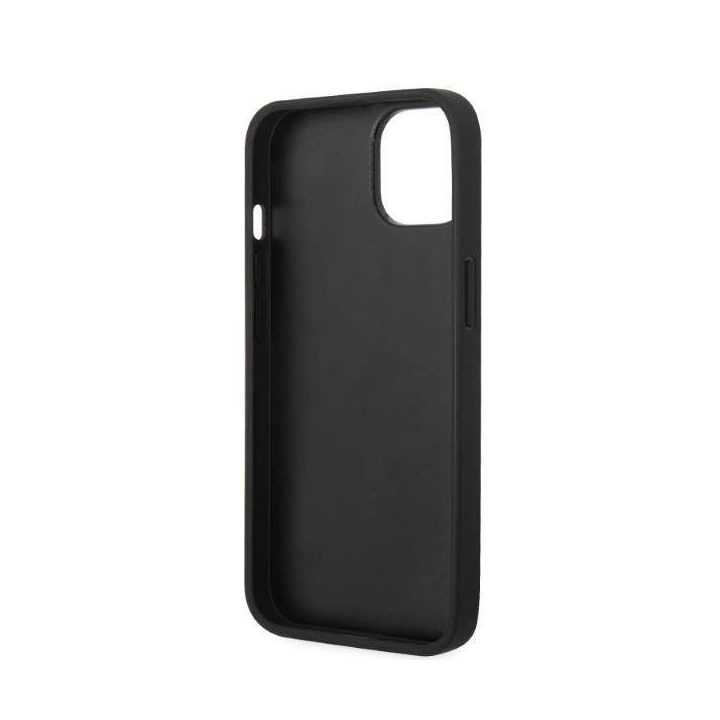Karl Lagerfeld KLHCP14MG2CPK iPhone 14 Plus 6,7 juodos/juodos spalvos deklas Glitter Choupette Patch
