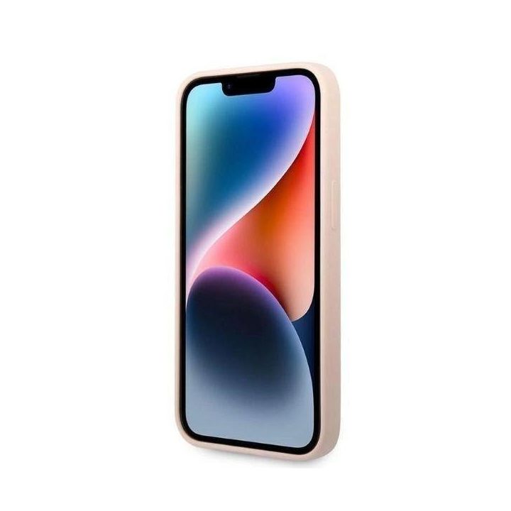 Karl Lagerfeld KLHCP14MSNCHBCP iPhone 14 Plus 6,7 deklas rožinės/rožinės spalvos silikoninis dėklas Choupette