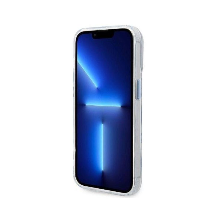 Guess GUHMP14XHTRMB iPhone 14 Pro Max 6,7 mėlynos/mėlynos spalvos deklas Metal Outline Magsafe