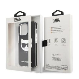Karl Lagerfeld KLHCP13LTPECK iPhone 13 Pro / 13 6,1 deklas juodas/juodas Choupette Head