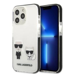 Karl Lagerfeld KLHCP13LTPEKCW iPhone 13 Pro / 13 6,1 deklas baltas/baltas Karl&Choupette