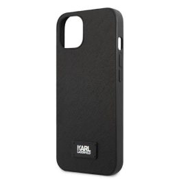 Karl Lagerfeld KLHCP13SSFMP2K iPhone 13 mini 5,4 deklas juoda/juoda Saffiano plokštelė