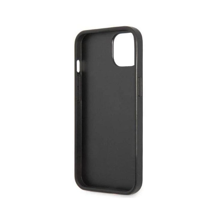 Karl Lagerfeld KLHCP13SSFMP2K iPhone 13 mini 5,4 deklas juoda/juoda Saffiano plokštelė