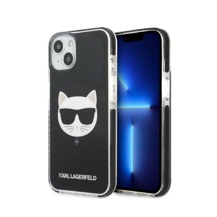 Karl Lagerfeld KLHCP13STPECK iPhone 13 mini 5,4 deklas juodas/juodas Choupette Head
