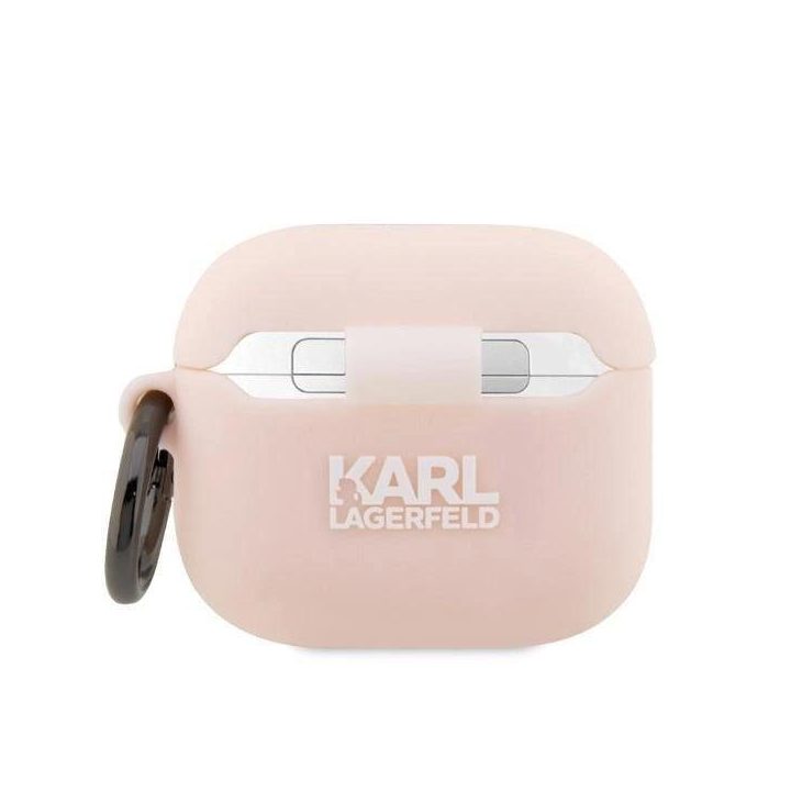 Karl Lagerfeld KLA3RUNIKP AirPods 3 dangtelis rožinis/rožinis Silikoninis Karl Head 3D