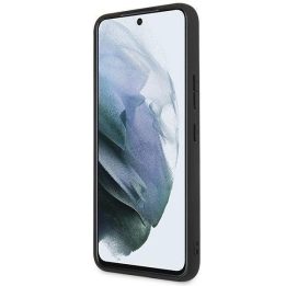 Guess GUHCS23S4GMGGR S23 S911 pilkos/pilkos spalvos deklas 4G su dideliu metaliniu logotipu