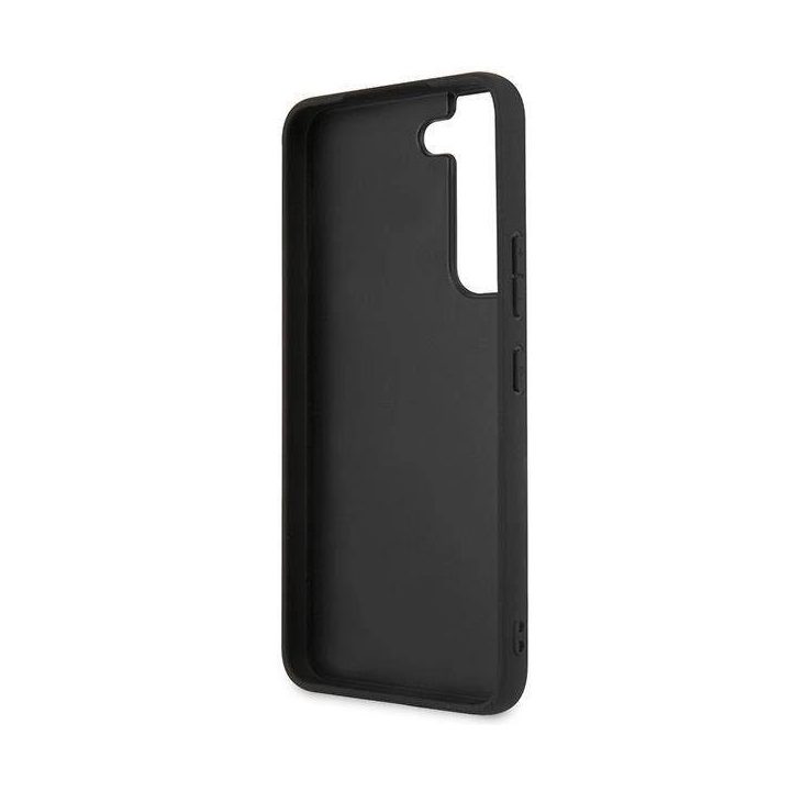 Guess GUHCS23S4GMGGR S23 S911 pilkos/pilkos spalvos deklas 4G su dideliu metaliniu logotipu