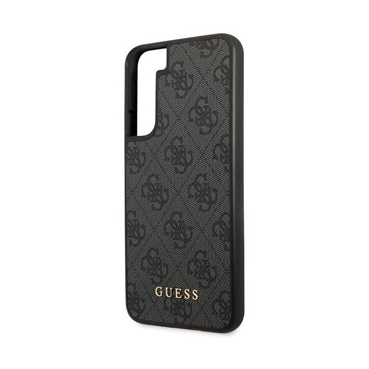 Guess GUHCS23SG4GFGR S23 S911 pilkas/pilkas deklas 4G Metalinis auksinis logotipas