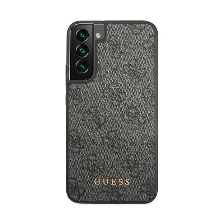Guess GUHCS23SG4GFGR S23 S911 pilkas/pilkas deklas 4G Metalinis auksinis logotipas