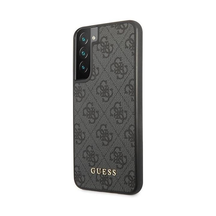 Guess GUHCS23SG4GFGR S23 S911 pilkas/pilkas deklas 4G Metalinis auksinis logotipas