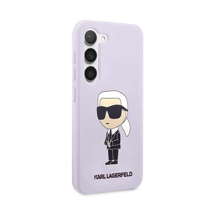Karl Lagerfeld KLHCS23MSNIKBCU S23+ S916 deklas violetinė/violetinė Silikonas Ikonik