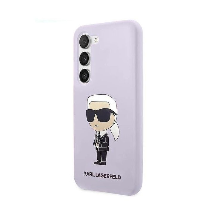 Karl Lagerfeld KLHCS23MSNIKBCU S23+ S916 deklas violetinė/violetinė Silikonas Ikonik