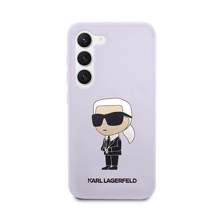Karl Lagerfeld KLHCS23MSNIKBCU S23+ S916 deklas violetinė/violetinė Silikonas Ikonik