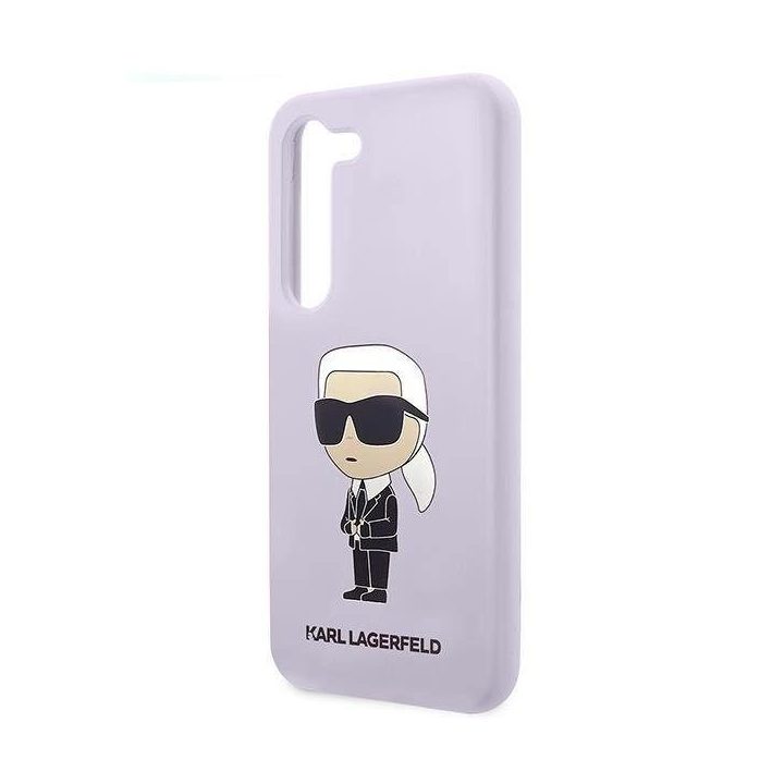 Karl Lagerfeld KLHCS23MSNIKBCU S23+ S916 deklas violetinė/violetinė Silikonas Ikonik