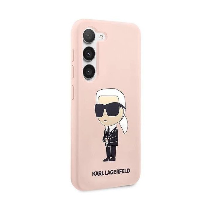 Karl Lagerfeld KLHCS23SSNIKBCP S23 S911 deklas rožinis/rožinis silikoninis Ikonik