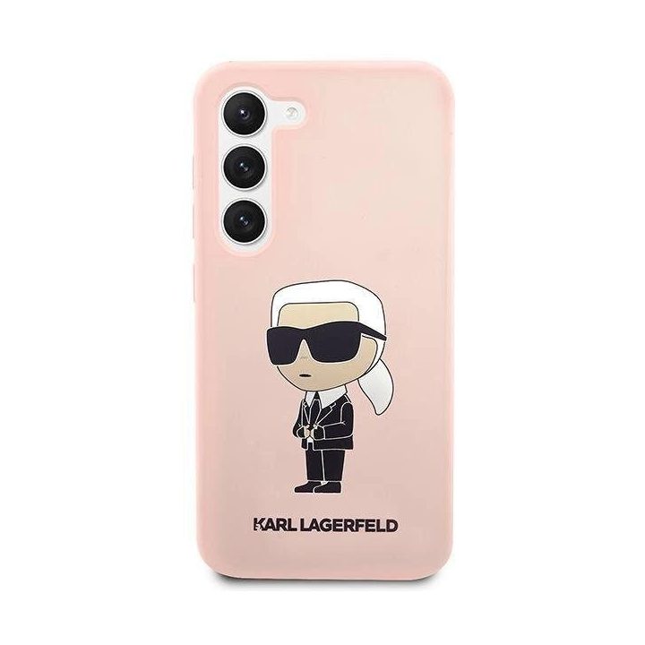 Karl Lagerfeld KLHCS23SSNIKBCP S23 S911 deklas rožinis/rožinis silikoninis Ikonik