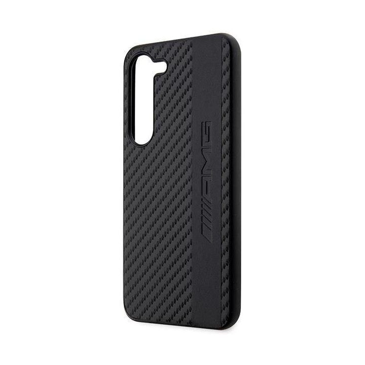 AMG AMHCS23MBLSCA S23+ S916 juodas/juodas deklas Carbon Stripe&Embossed
