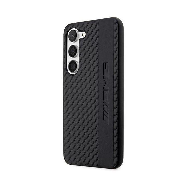 AMG AMHCS23SBLSCA S23 S911 juodas/juodas deklas Carbon Stripe&Embossed