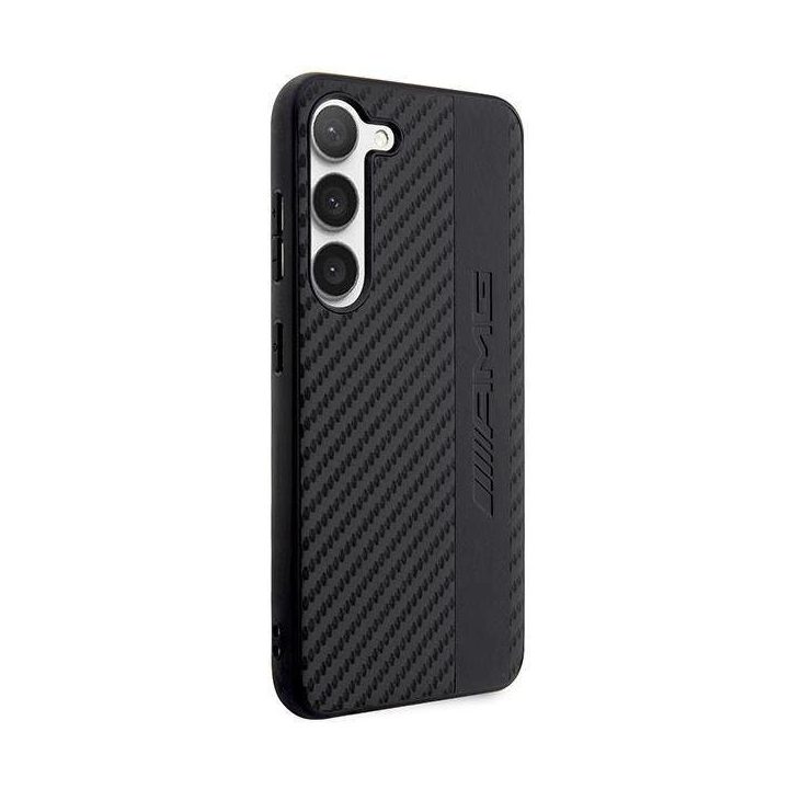 AMG AMHCS23SBLSCA S23 S911 juodas/juodas deklas Carbon Stripe&Embossed