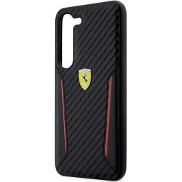 Ferrari FEHCS23MNPYK S23+ S916 juodos/juodos spalvos deklas Kontrastiniai anglies kraštai