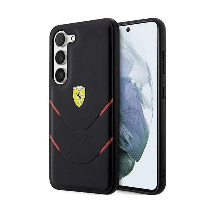 Ferrari FEHCS23MPBAK S23+ S916 juodos/juodos spalvos deklas Karšto antspaudo linijos