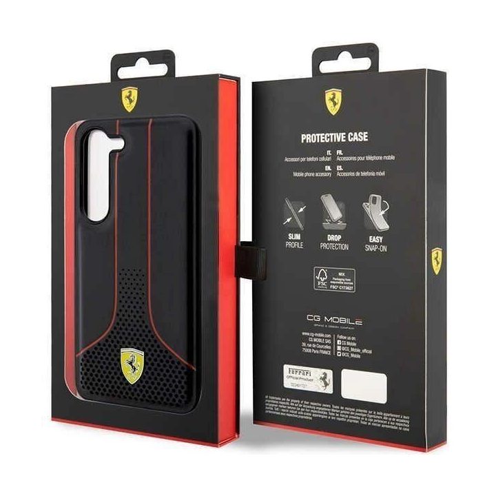 Ferrari FEHCS23MPCSK S23+ S916 juodas/juodas deklas Perforuotas 296 P