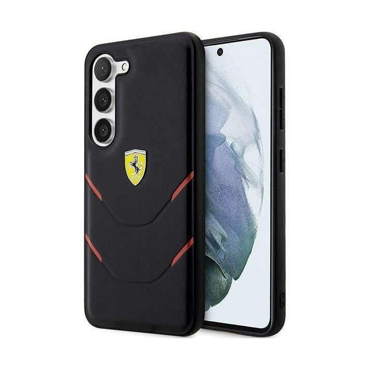 Ferrari FEHCS23SPBAK S23 S911 juodos/juodos spalvos deklas Karšto antspaudo linijos