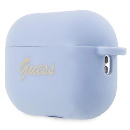 Guess GUAP2LSCHSB AirPods Pro 2 dangtelis mėlyna/mėlyna Silikono žavesys Heart Collection