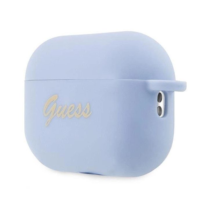 Guess GUAP2LSCHSB AirPods Pro 2 dangtelis mėlyna/mėlyna Silikono žavesys Heart Collection